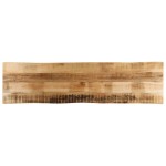 vidaXL Blat de masă contur organic 160x40x3,8 cm lemn masiv mango brut