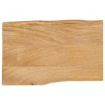 vidaXL Blat masă cu margini naturale, 50x40x2,5 cm, lemn masiv mango vidaXL Blat masă cu margini naturale, 50x40x2,5 cm, lemn masiv mango