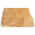 vidaXL Blat masă cu margini naturale, 50x40x2,5 cm, lemn masiv mango vidaXL Blat masă cu margini naturale, 50x40x2,5 cm, lemn masiv mango