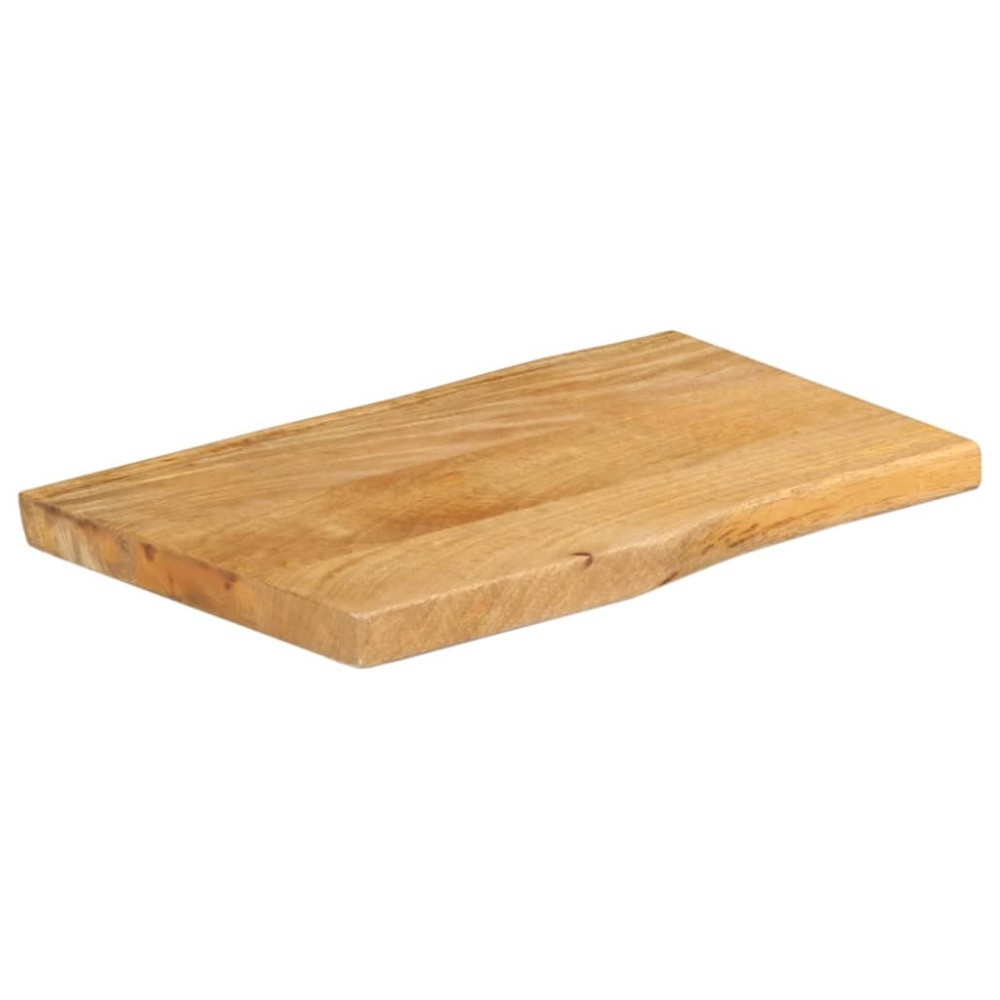 vidaXL Blat masă cu margini naturale, 60x40x2,5 cm, lemn masiv mango