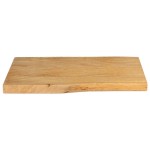 vidaXL Blat masă cu margini naturale, 60x40x2,5 cm, lemn masiv mango vidaXL Blat masă cu margini naturale, 60x40x2,5 cm, lemn masiv mango
