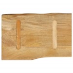 vidaXL Blat masă cu margini naturale, 60x40x2,5 cm, lemn masiv mango vidaXL Blat masă cu margini naturale, 60x40x2,5 cm, lemn masiv mango