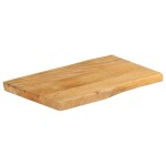 vidaXL Blat masă cu margini naturale, 70x40x2,5 cm, lemn masiv mango vidaXL Blat masă cu margini naturale, 70x40x2,5 cm, lemn masiv mango