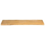 vidaXL Blat masă cu margini naturale, 110x40x2,5 cm, lemn masiv mango vidaXL Blat masă cu margini naturale, 110x40x2,5 cm, lemn masiv mango