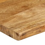 vidaXL Blat masă cu margini naturale, 110x40x2,5 cm, lemn masiv mango vidaXL Blat masă cu margini naturale, 110x40x2,5 cm, lemn masiv mango