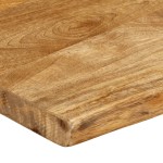 vidaXL Blat masă cu margini naturale, 120x40x2,5 cm, lemn masiv mango