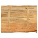 vidaXL Blat masă cu margini naturale, 70x60x2,5 cm, lemn masiv mango vidaXL Blat masă cu margini naturale, 70x60x2,5 cm, lemn masiv mango