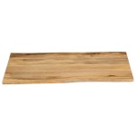 vidaXL Blat masă cu margini naturale, 90x80x2,5 cm, lemn masiv mango vidaXL Blat masă cu margini naturale, 90x80x2,5 cm, lemn masiv mango
