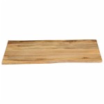 vidaXL Blat masă cu margini naturale, 100x80x2,5 cm, lemn masiv mango vidaXL Blat masă cu margini naturale, 100x80x2,5 cm, lemn masiv mango