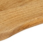 vidaXL Blat masă cu margini, 100x40x3,8 cm, lemn masiv mango vidaXL Blat masă cu margini, 100x40x3,8 cm, lemn masiv mango