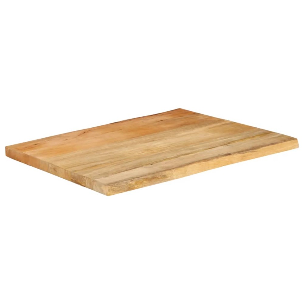 vidaXL Blat masă cu margini, 80x60x3,8 cm, lemn masiv mango