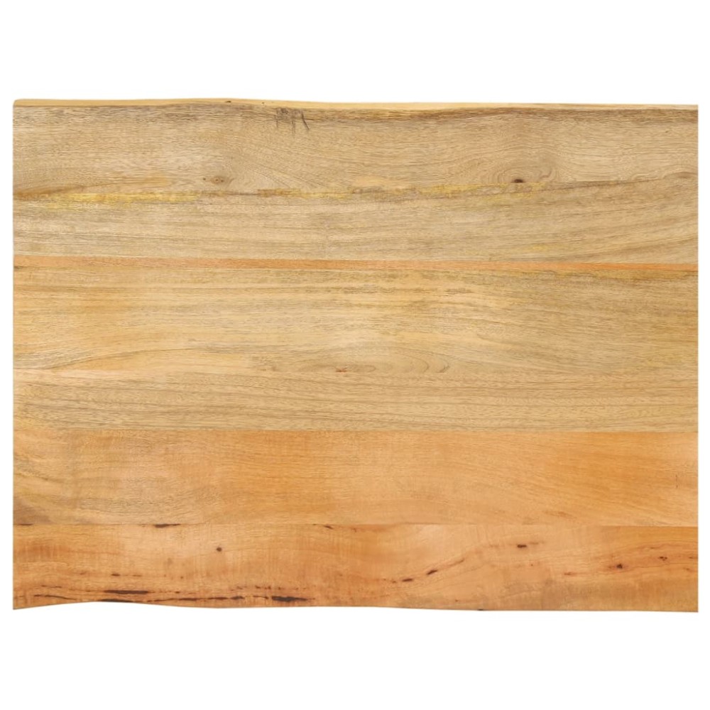 vidaXL Blat masă cu margini, 80x60x3,8 cm, lemn masiv mango