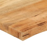 vidaXL Blat masă cu margini, 140x60x3,8 cm, lemn masiv mango vidaXL Blat masă cu margini, 140x60x3,8 cm, lemn masiv mango