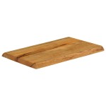 vidaXL Blat masă cu margini naturale, 50x40x2,5 cm, lemn masiv mango vidaXL Blat masă cu margini naturale, 50x40x2,5 cm, lemn masiv mango