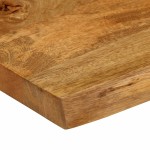 vidaXL Blat masă cu margini naturale, 180x40x2,5 cm, lemn masiv mango