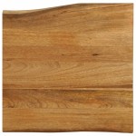 vidaXL Blat masă cu margini naturale, 60x60x2,5 cm, lemn masiv mango vidaXL Blat masă cu margini naturale, 60x60x2,5 cm, lemn masiv mango