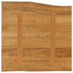 vidaXL Blat masă cu margini naturale, 60x60x2,5 cm, lemn masiv mango vidaXL Blat masă cu margini naturale, 60x60x2,5 cm, lemn masiv mango