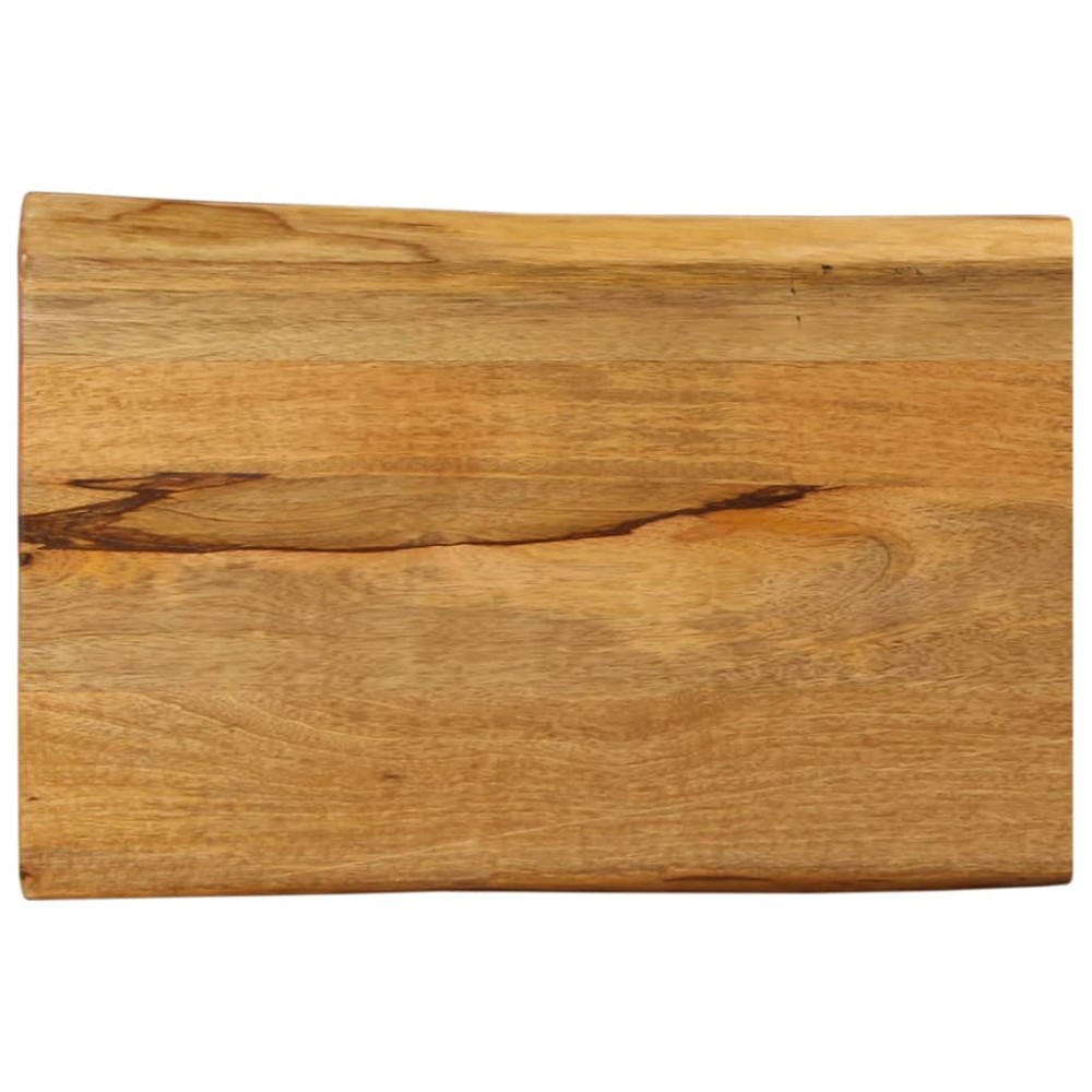 vidaXL Blat masă cu margini, 50x40x3,8 cm, lemn masiv mango