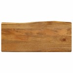 vidaXL Blat masă cu margini, 80x40x3,8 cm, lemn masiv mango vidaXL Blat masă cu margini, 80x40x3,8 cm, lemn masiv mango