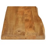 vidaXL Blat masă cu margini, 80x40x3,8 cm, lemn masiv mango vidaXL Blat masă cu margini, 80x40x3,8 cm, lemn masiv mango