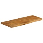 vidaXL Blat masă cu margini, 100x40x3,8 cm, lemn masiv mango vidaXL Blat masă cu margini, 100x40x3,8 cm, lemn masiv mango