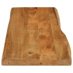 vidaXL Blat masă cu margini, 140x40x3,8 cm, lemn masiv mango vidaXL Blat masă cu margini, 140x40x3,8 cm, lemn masiv mango