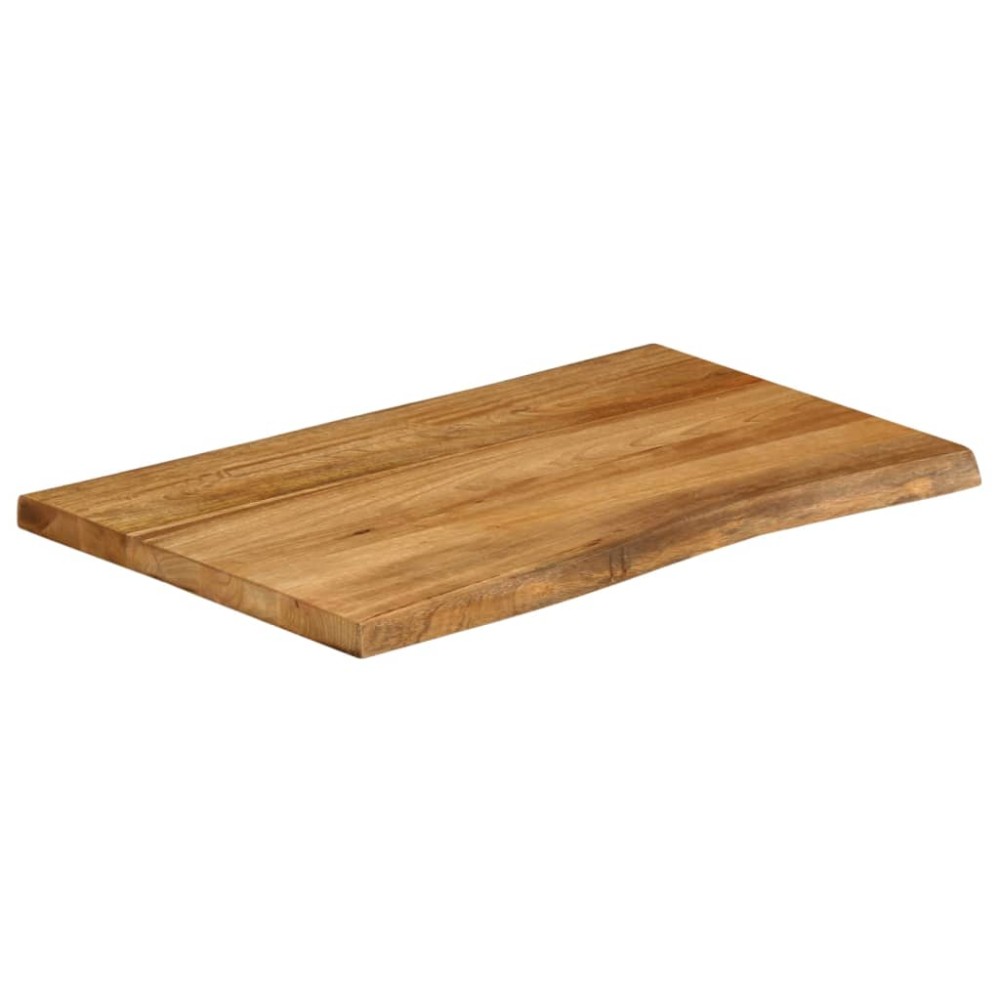 vidaXL Blat masă cu margini, 80x60x3,8 cm, lemn masiv mango