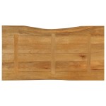 vidaXL Blat masă cu margini, 110x60x3,8 cm, lemn masiv mango vidaXL Blat masă cu margini, 110x60x3,8 cm, lemn masiv mango
