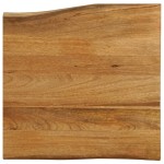vidaXL Blat masă cu margini, 80x80x3,8 cm, lemn masiv mango vidaXL Blat masă cu margini, 80x80x3,8 cm, lemn masiv mango
