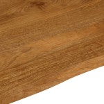 vidaXL Blat masă cu margini, 90x80x3,8 cm, lemn masiv mango vidaXL Blat masă cu margini, 90x80x3,8 cm, lemn masiv mango