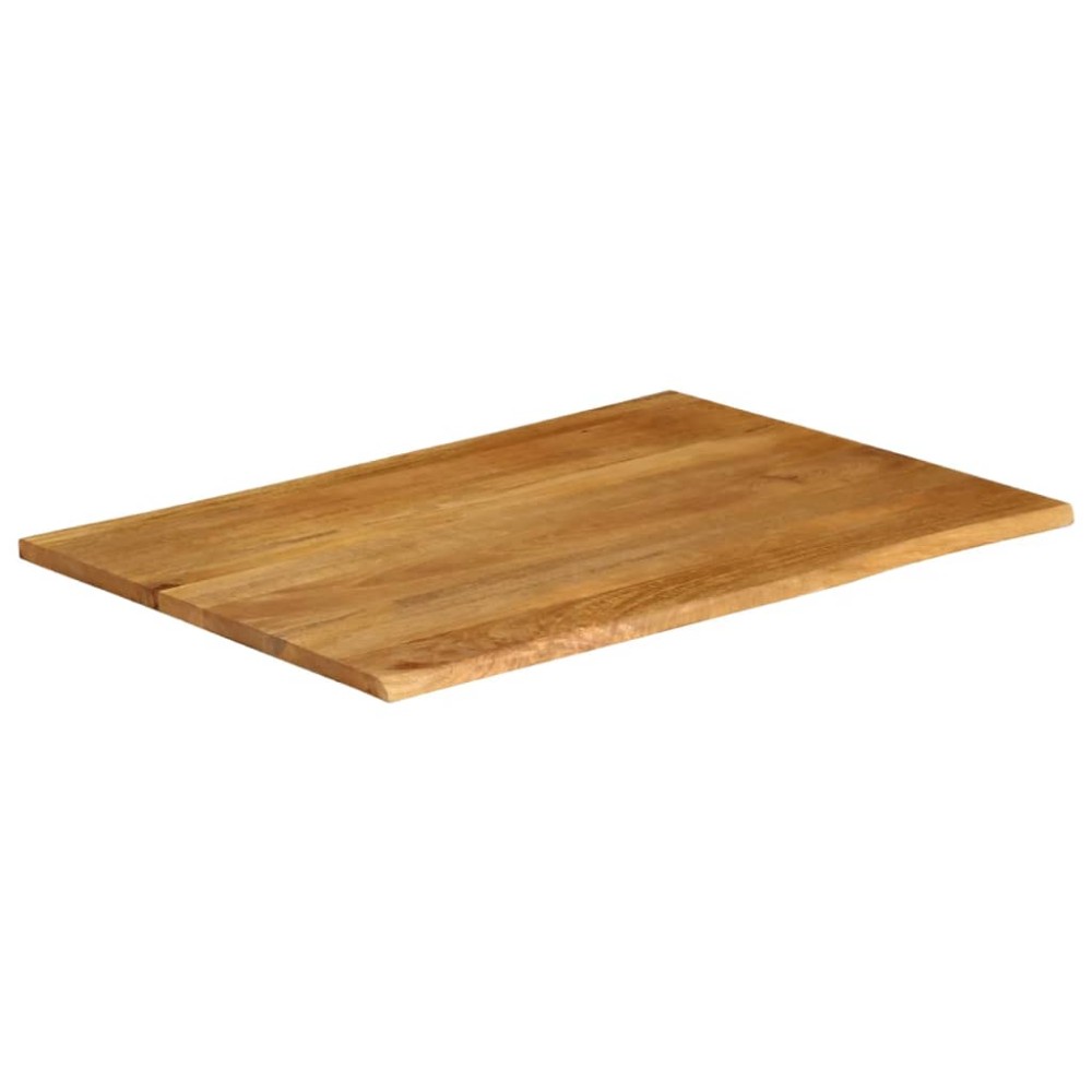 vidaXL Blat masă cu margini, 100x80x3,8 cm, lemn masiv mango