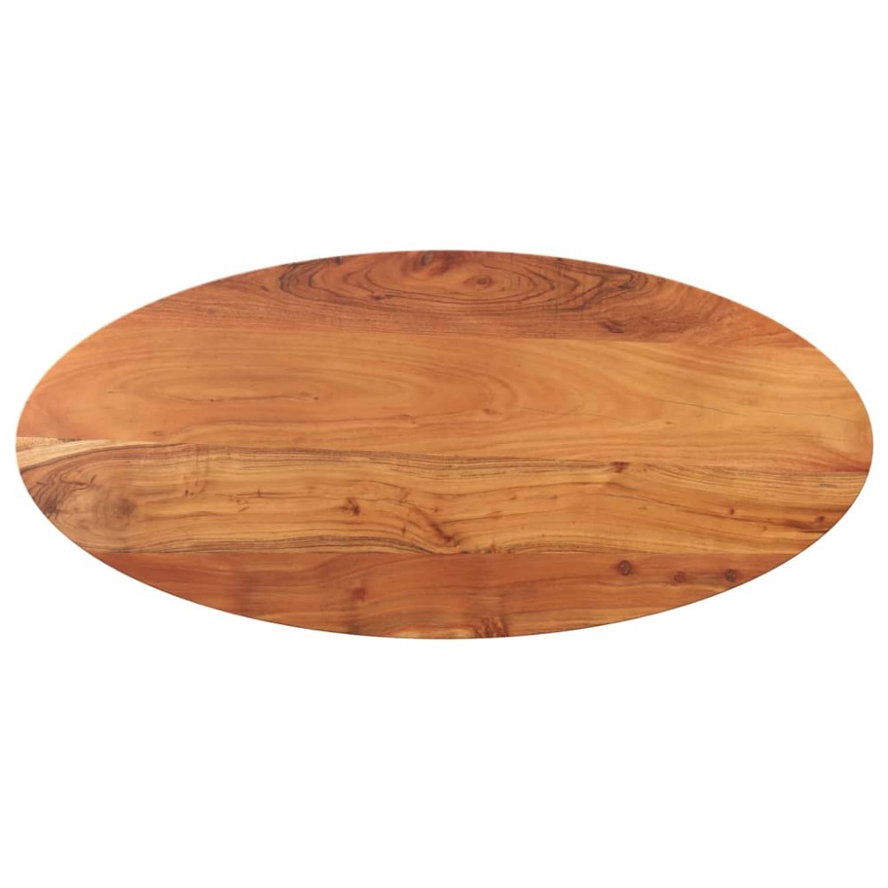 vidaXL Blat de masă oval, 110x50x3,8 cm, lemn masiv de acacia