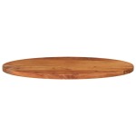vidaXL Blat de masă oval, 120x60x3,8 cm, lemn masiv de acacia