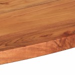 vidaXL Blat de masă oval, 120x60x3,8 cm, lemn masiv de acacia