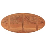 vidaXL Blat de masă oval, 140x60x3,8 cm, lemn masiv de acacia