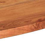 vidaXL Blat de masă oval, 140x60x3,8 cm, lemn masiv de acacia