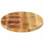 vidaXL Blat de masă oval, 80x40x3,8 cm, lemn masiv de mango