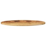 vidaXL Blat de masă oval, 90x40x3,8 cm, lemn masiv de mango