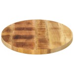vidaXL Blat de masă oval, 90x40x3,8 cm, lemn masiv de mango