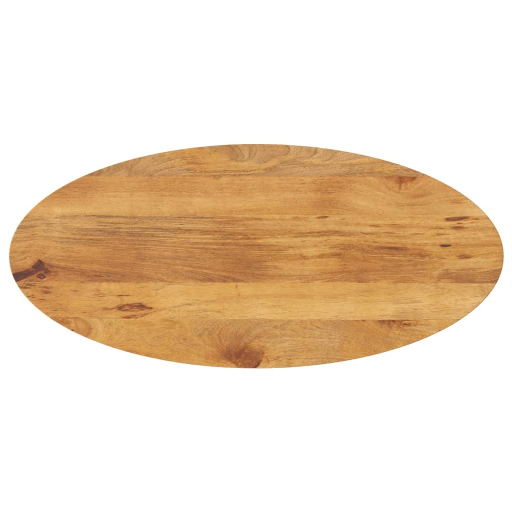 vidaXL Blat de masă oval, 120x50x3,8 cm, lemn masiv de mango
