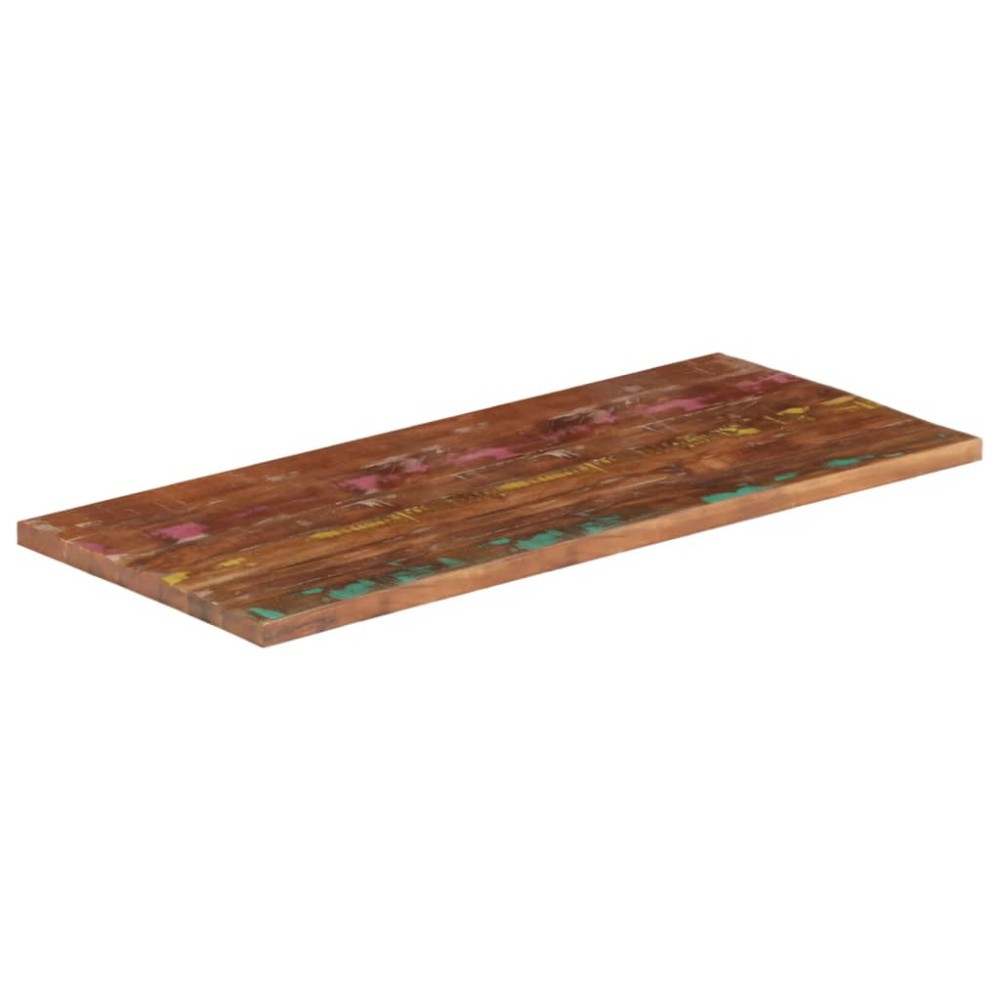 vidaXL Blat de masă, 100x50x2,5cm, dreptunghiular, lemn masiv reciclat