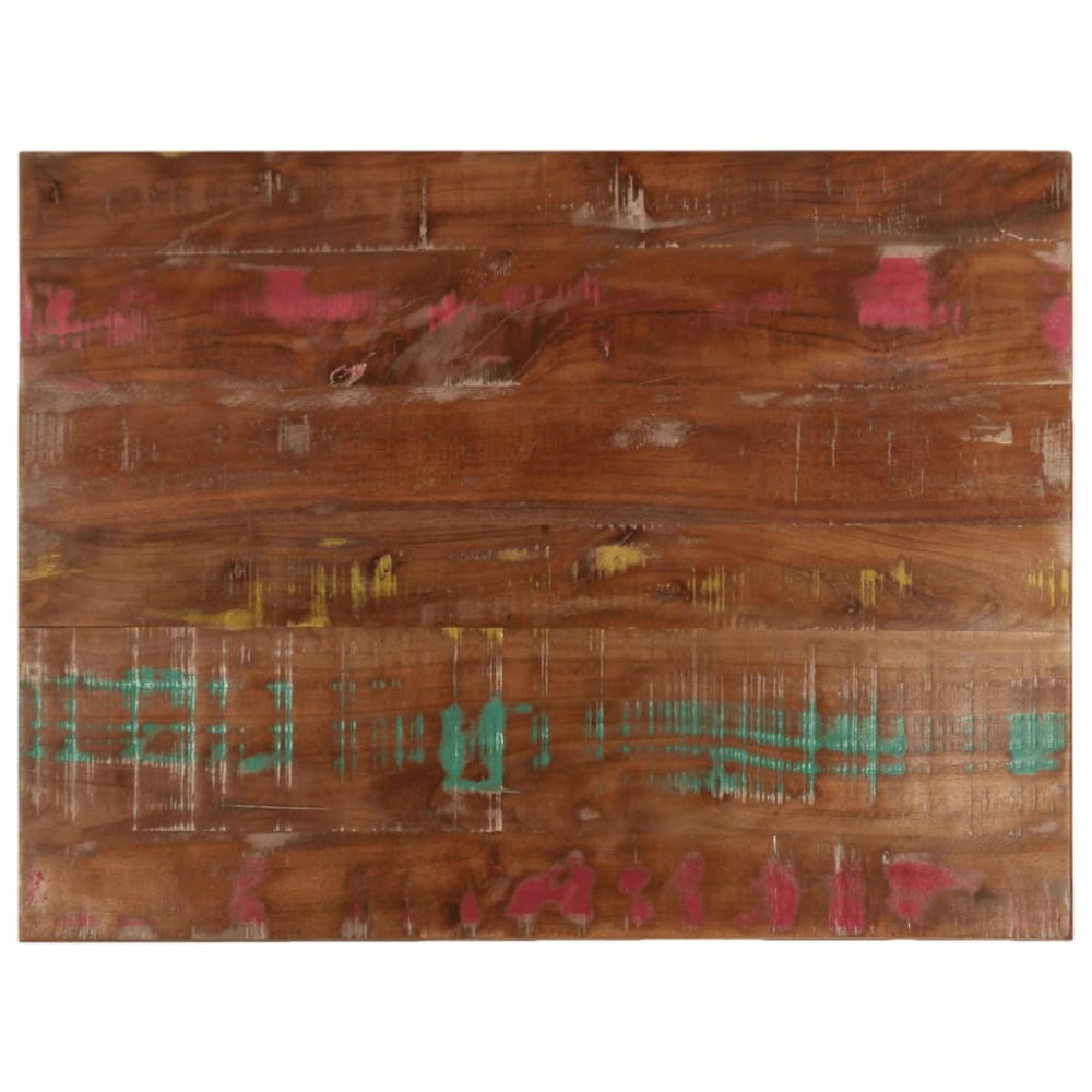 vidaXL Blat de masă,70x60x3,8 cm, dreptunghiular, lemn masiv reciclat