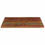 vidaXL Blat de masă, 90x60x3,8 cm, dreptunghiular, lemn masiv reciclat
