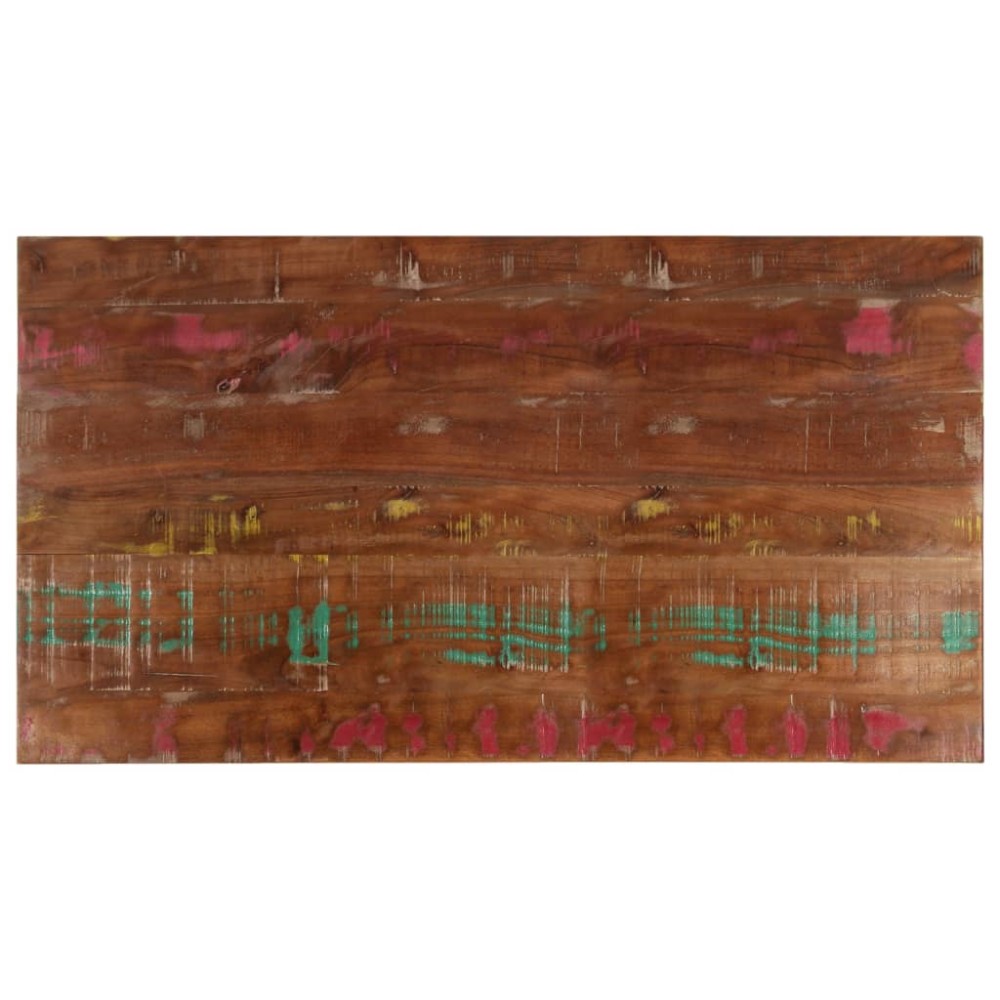 vidaXL Blat de masă, 100x60x3,8m, dreptunghiular, lemn masiv reciclat