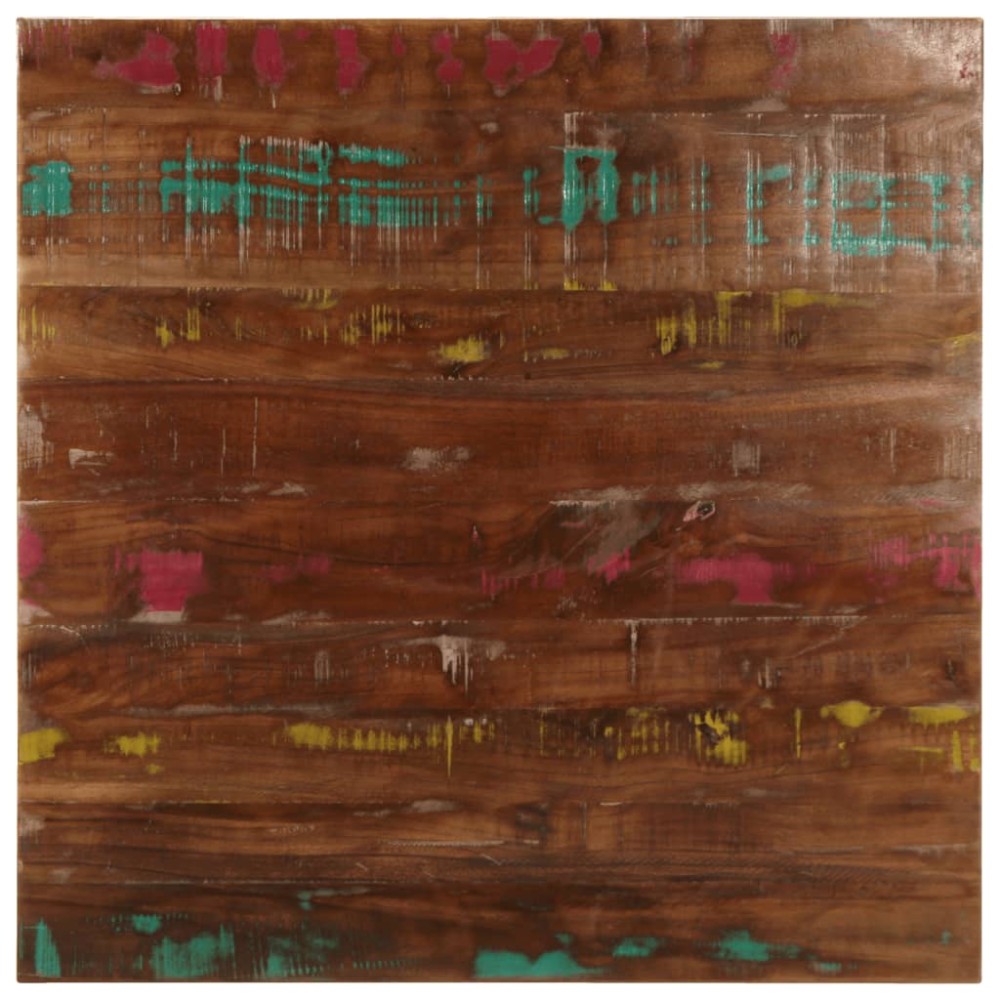 vidaXL Blat de masă pătrată, 70x70x3,8 cm, lemn masiv reciclat