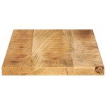 vidaXL Blat masă, 40x20x2,5 cm, dreptunghiular, lemn masiv mango brut vidaXL Blat masă, 40x20x2,5 cm, dreptunghiular, lemn masiv mango brut