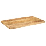 vidaXL Blat masă, 50x20x2,5 cm, dreptunghiular, lemn masiv mango brut vidaXL Blat masă, 50x20x2,5 cm, dreptunghiular, lemn masiv mango brut