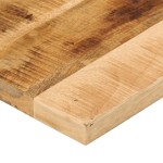 vidaXL Blat masă, 60x20x2,5 cm, dreptunghiular, lemn masiv mango brut vidaXL Blat masă, 60x20x2,5 cm, dreptunghiular, lemn masiv mango brut