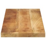 vidaXL Blat masă, 90x20x2,5 cm, dreptunghiular, lemn masiv mango brut