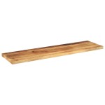 vidaXL Blat masă, 100x20x2,5 cm, dreptunghiular, lemn masiv mango brut vidaXL Blat masă, 100x20x2,5 cm, dreptunghiular, lemn masiv mango brut